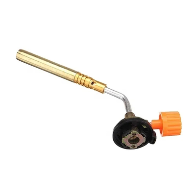 Mango de aluminio antorcha de calefacción de gas azul rojo llama de 1300 grados dispositivo de ignición libre de butano