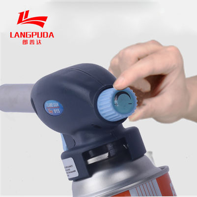 Antorcha de soldadura portátil del gas del butano plástico negro de 20m m