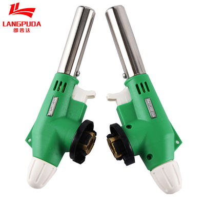 Antorcha que acampa del butano verde del 18cm