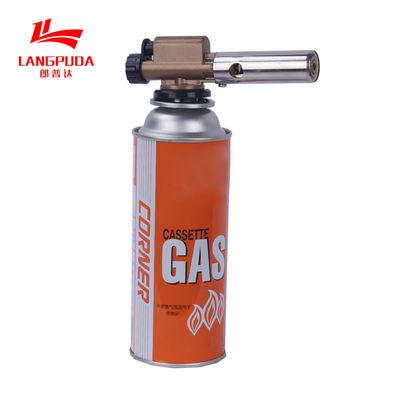 Hornilla 1300 Celsius de la antorcha del gas del casete del ODM el 18cm de Brown