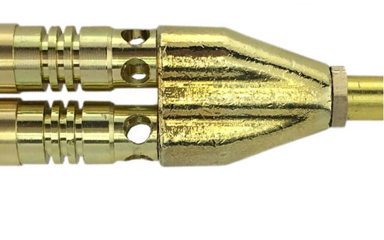 Antorcha de cobre amarillo doble 1300 de la cocina del PDA del tubo C el 15cm