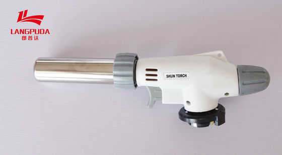 Cocinero a prueba de viento Cooking Torch Flame del butano del 19.5cm ajustable