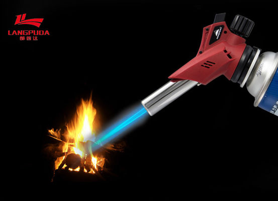 Las herramientas de la cocina del restaurante proveen de gas el arma de la antorcha sin el precalientamiento