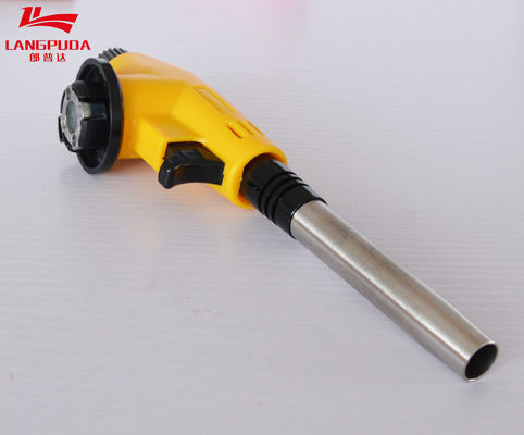 Antorcha que suelda del micrófono los 20cm del butano piezoeléctrico de cobre amarillo de la lámpara de soldar