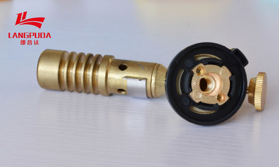 Arma plástico de cobre amarillo del soplete del 11.5cm, antorcha que suelda del gas de 1300 grados
