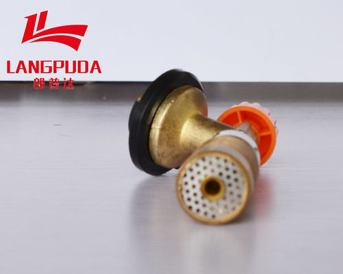 Antorcha piezoeléctrica plástica de cobre amarillo del gas del huerto el 12cm