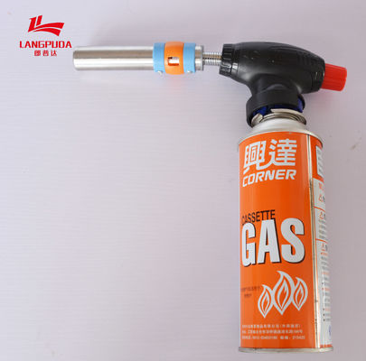 Arma portátil de la antorcha de la llama del gas del metal los 24cm de la BARBACOA de la cocina