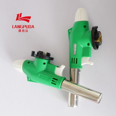 Arma de llama el 18cm portátil plástico, antorcha de la calefacción del butano 150g/h