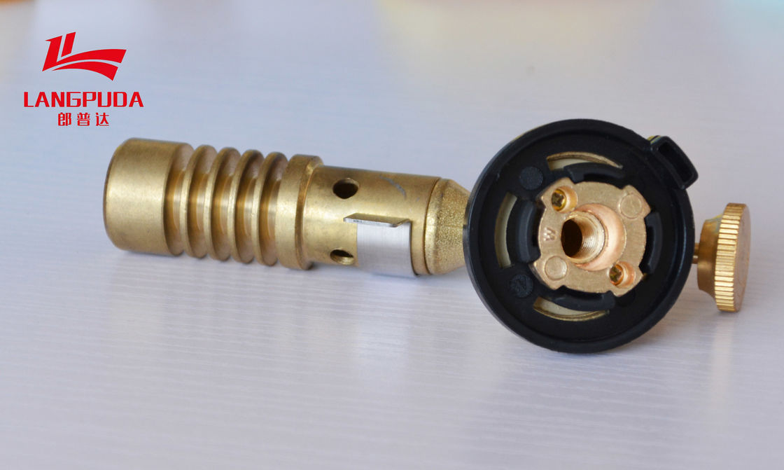 Arma plástico de cobre amarillo del soplete del 11.5cm, antorcha que suelda del gas de 1300 grados